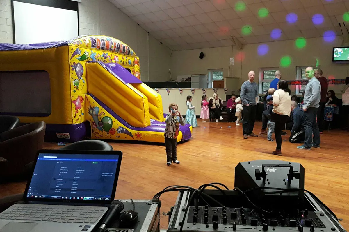 Complete kids entertainment package in Ballincollig with mascot and bouncy castle